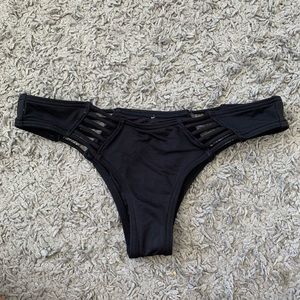 Black Rip Curl Bikini Bottoms